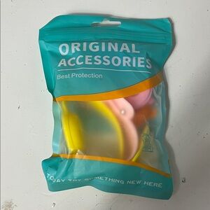 Original Accessories AirTag Homder for Kids Bracelet Holder Pink and Yellow